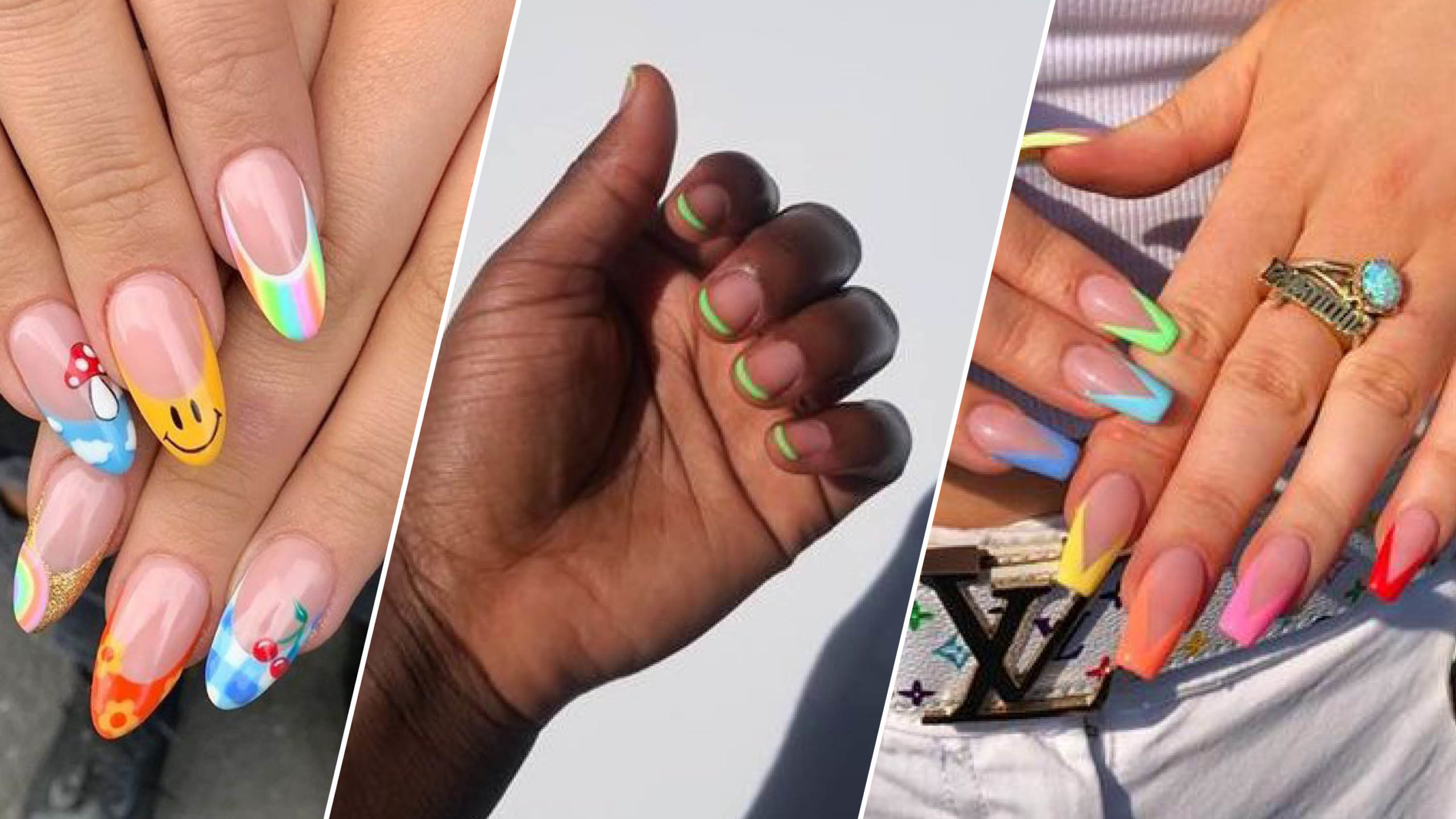 Unexpected French Manicure and French Tip Nail Designs to Try in 2020