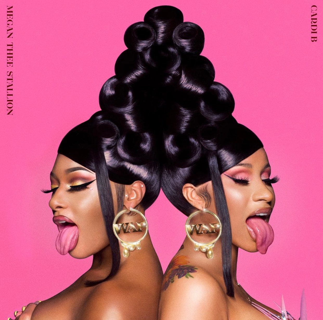 Megan Thee Stallion and Cardi B Have '90s Updos in Cover Photo for New Single 'WAP'