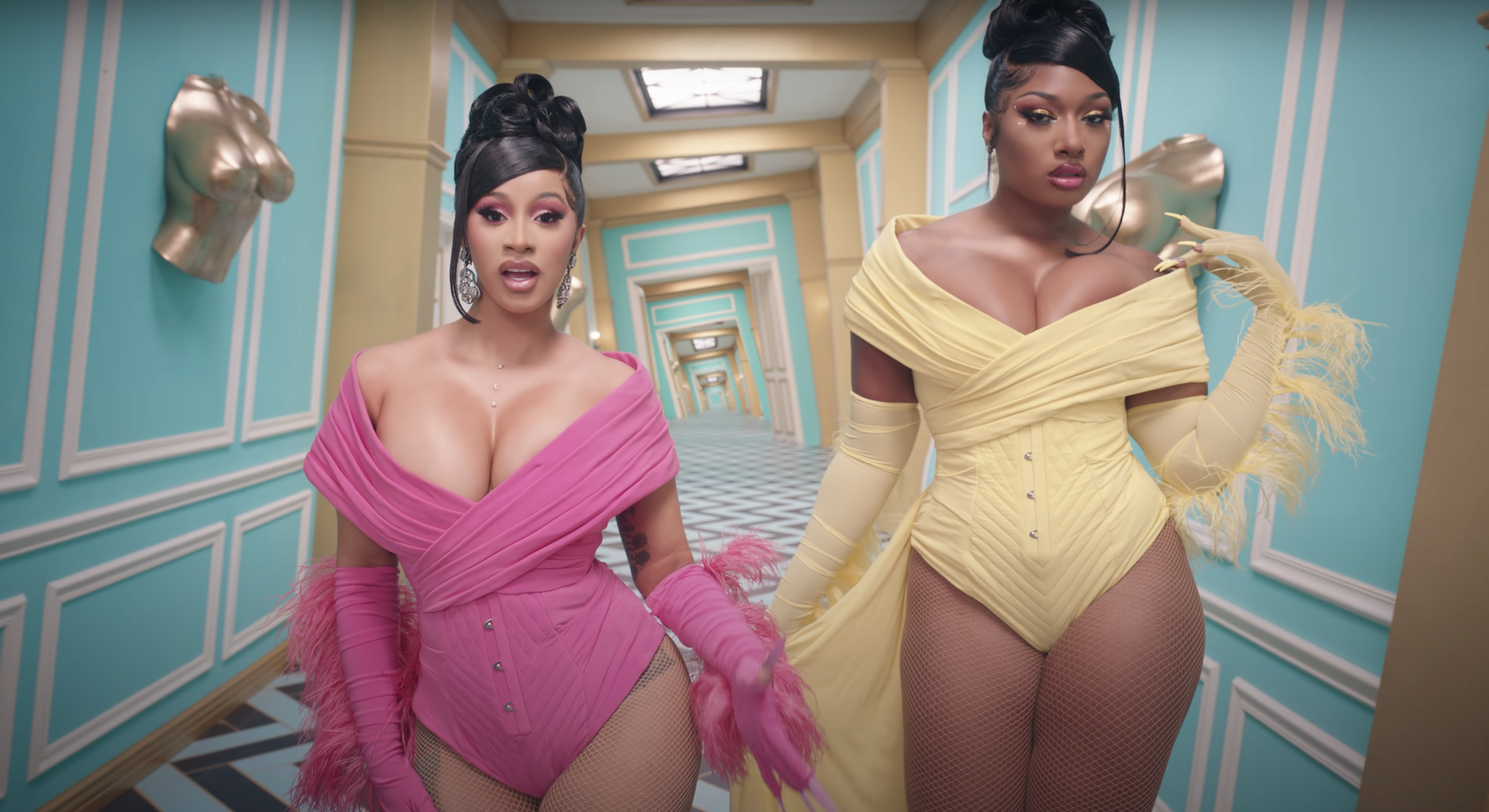 The Best Hair, Makeup, and Nail Looks in Cardi B and Megan Thee Stallion’s New ‘WAP’ Video