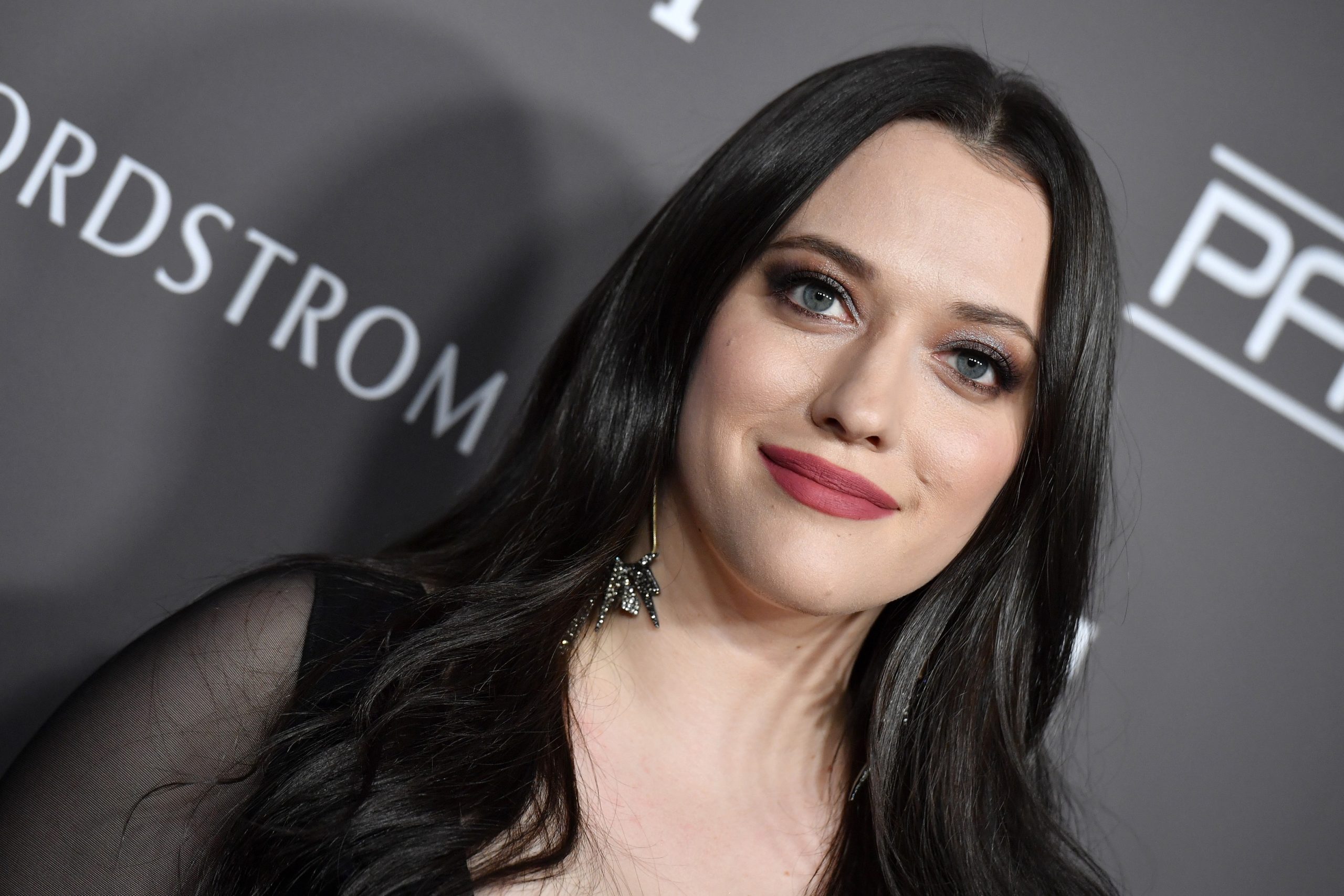 Kat Dennings Uses Excess Face Cream on the Ends of Hair