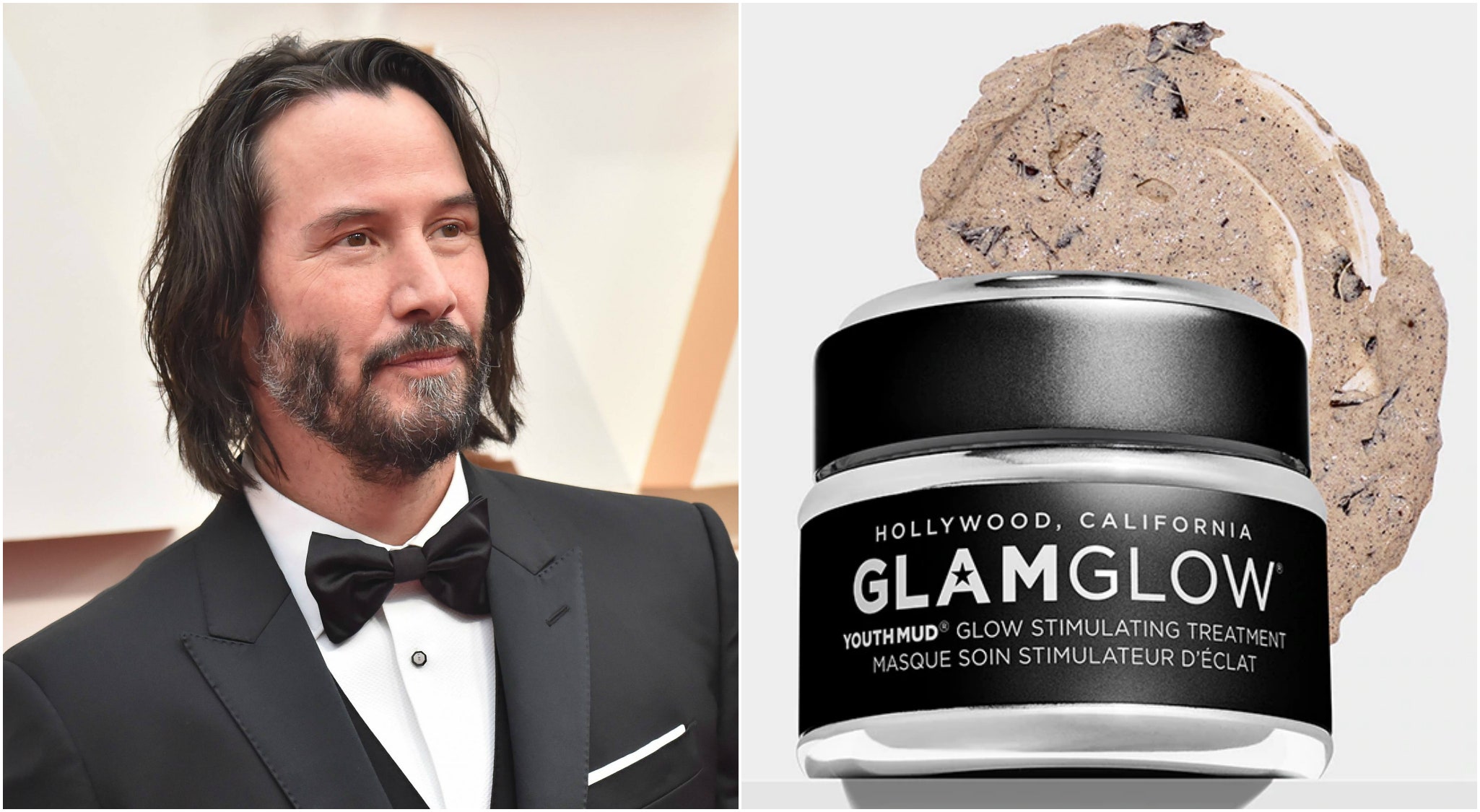 Keanu Reeves Inspired GlamGlow's Famous Mud Mask, and I'm Freaking Out About It