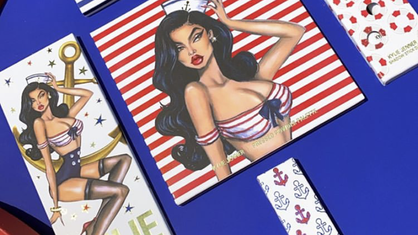 Kylie Jenner Adds Sailor-Themed False Lashes to Summer Makeup Collection