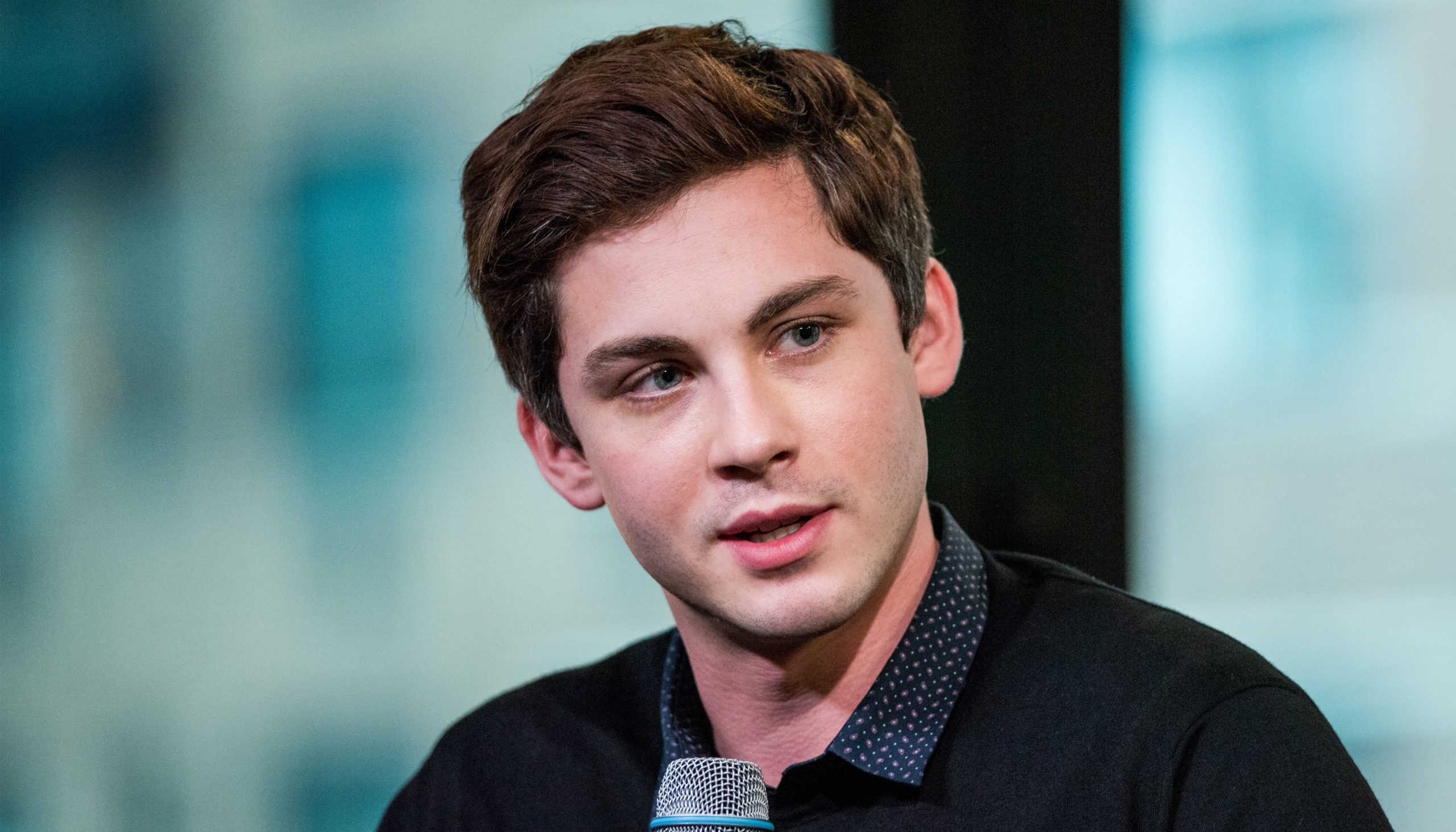 Logan Lerman Has Salt-and-Pepper Hair, and I Can't Stop Staring