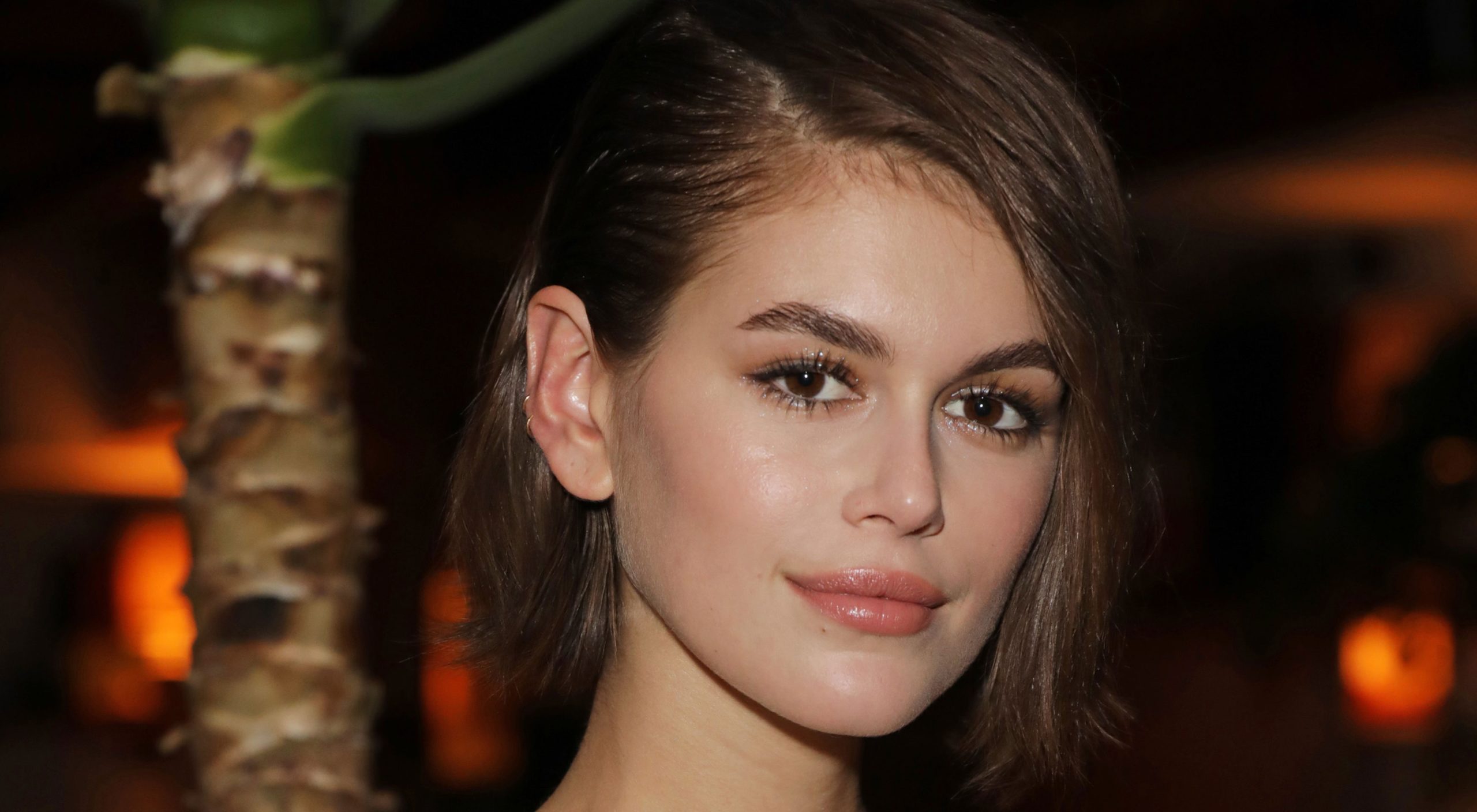 Kaia Gerber Wore a Mint Green Barrette to Complement Her Pink Hair — See the Photos