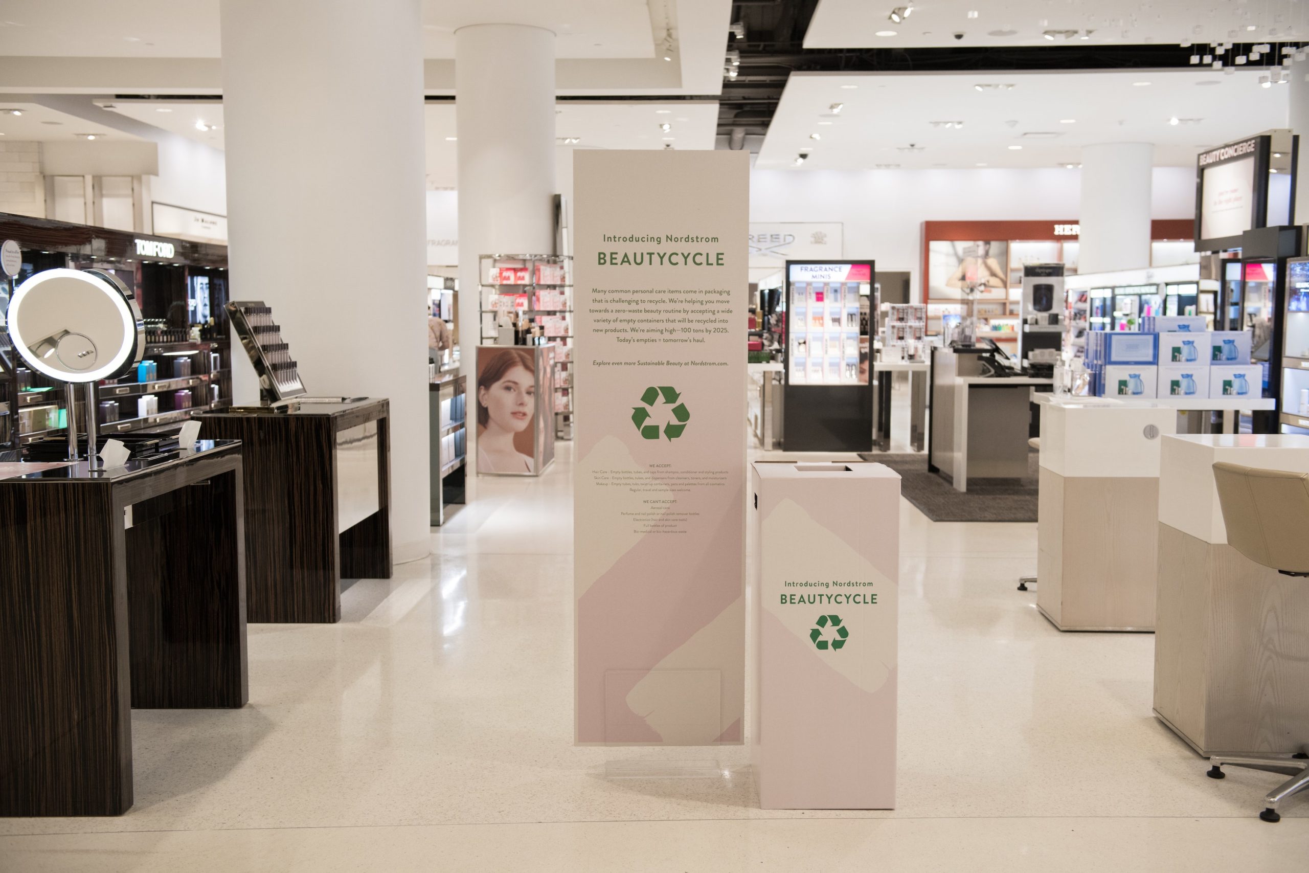 Nordstrom's BeautyCycle Boxes Will Recycle Used Beauty Products