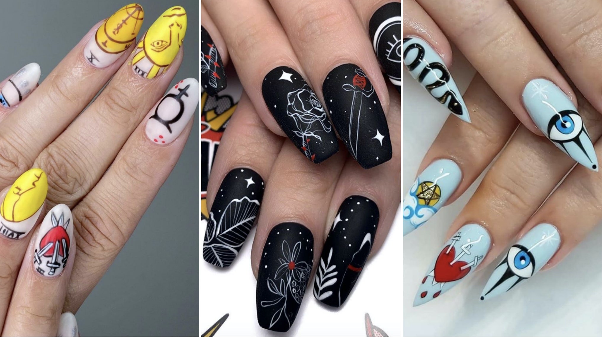 8 Divine Nail-Art Ideas for Tarot Card Lovers