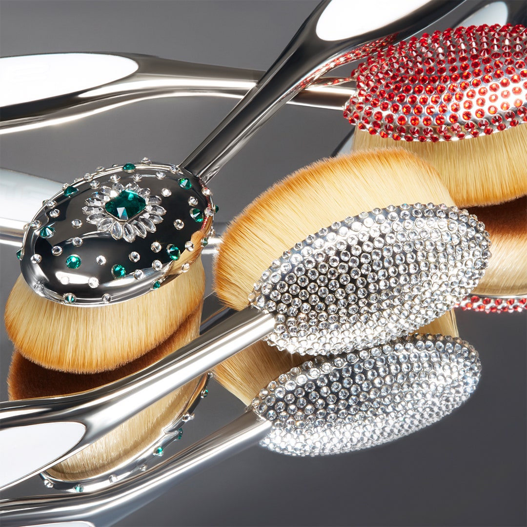 Artis Makeup Brushes Are Covered in Swarovski Crystals for the Holidays