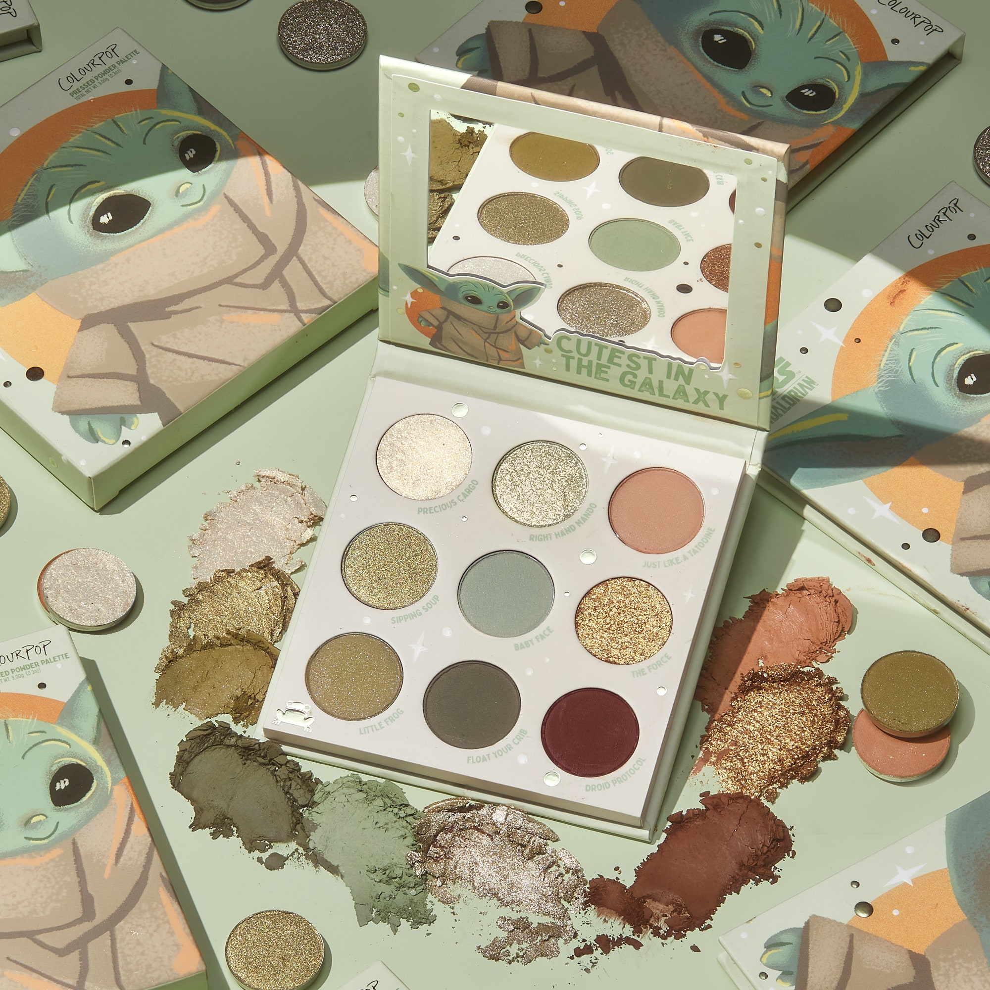 Colourpop Is Launching a Baby Yoda Eye Shadow Palette, and Try It, You Must