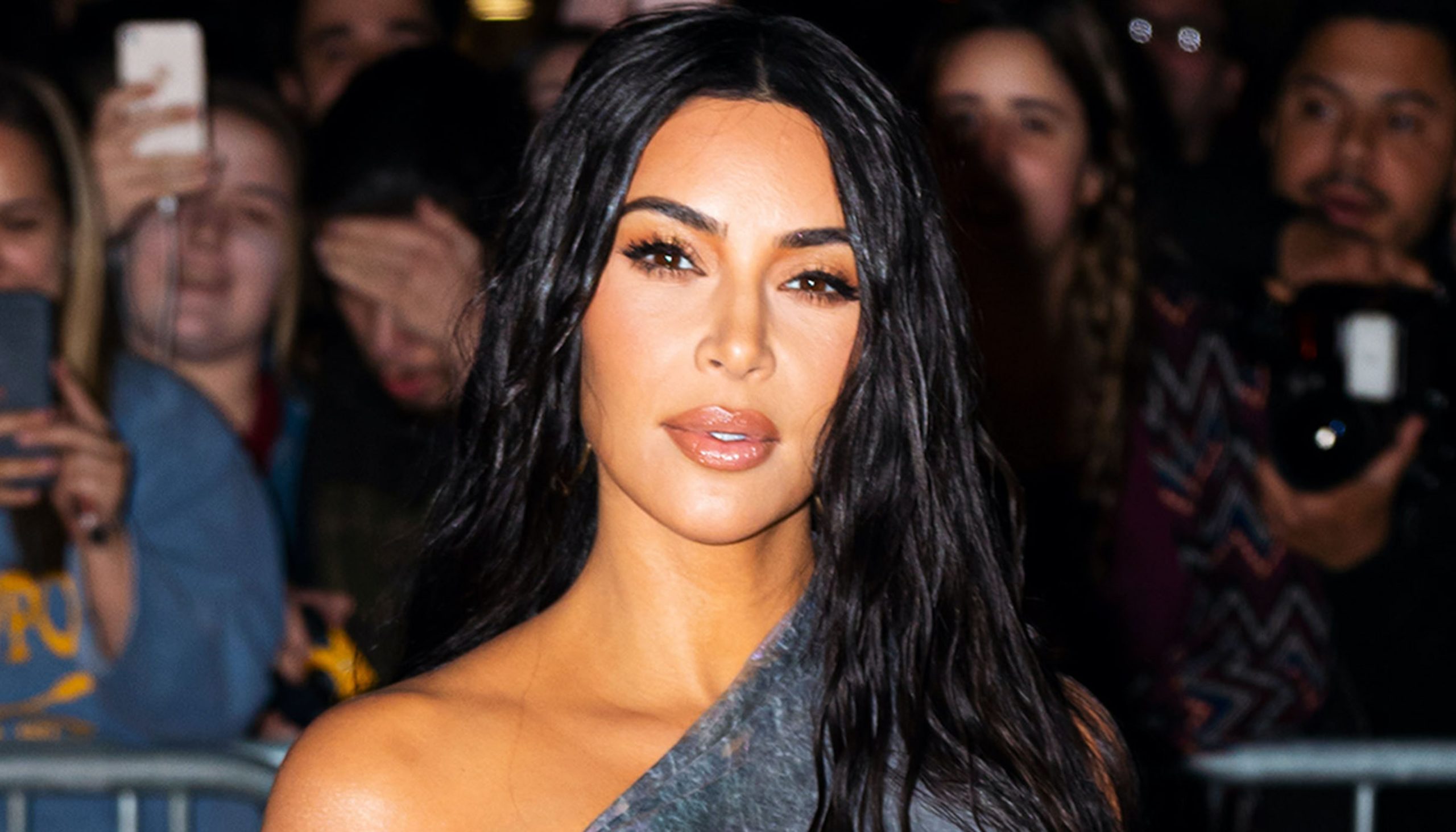 Kim Kardashian Wore a Classic French Manicure to Her 40th Birthday Bash