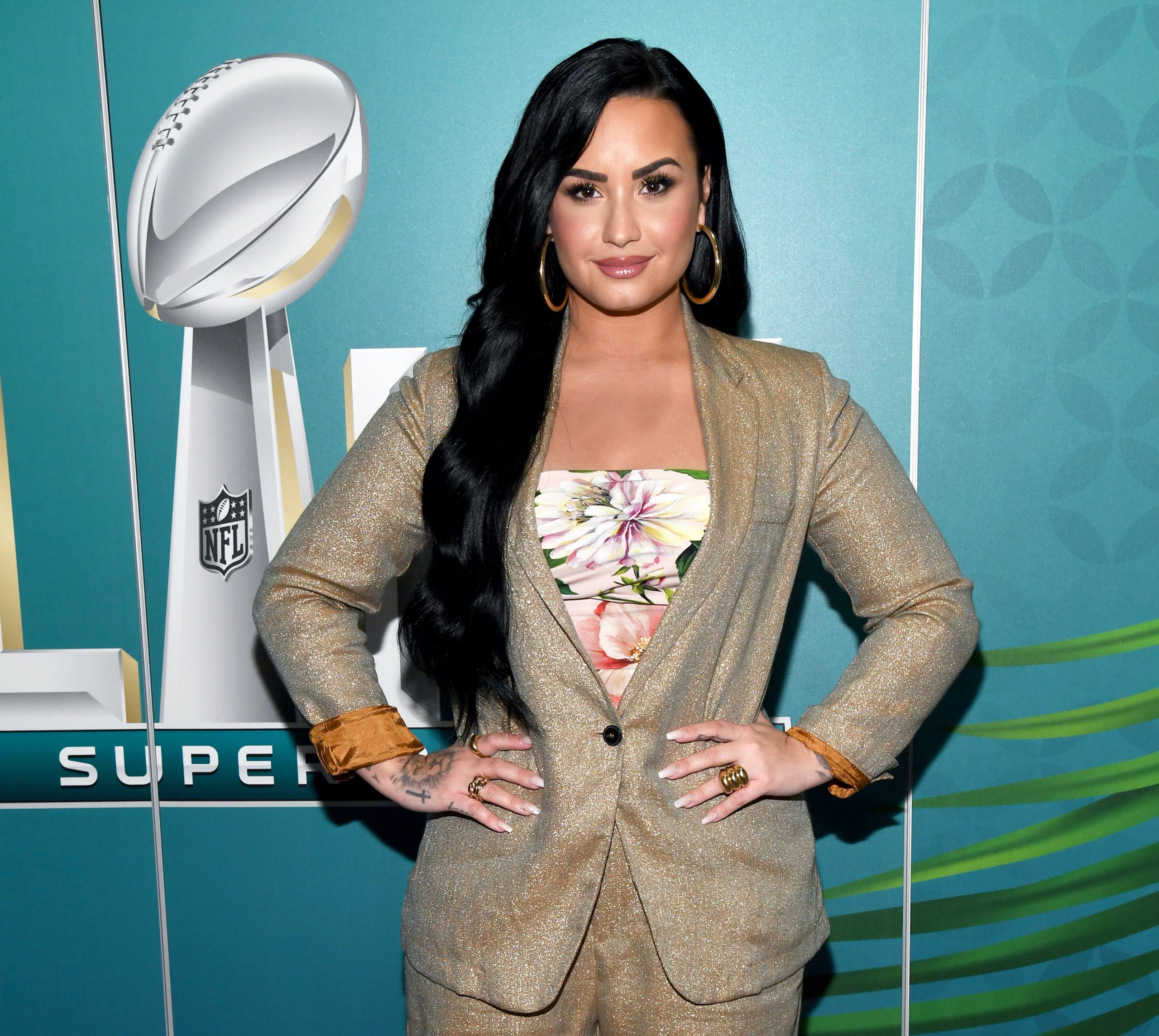 Demi Lovato's New Butterfly Manicure Proves Nail Art Looks Awesome on Short Nails