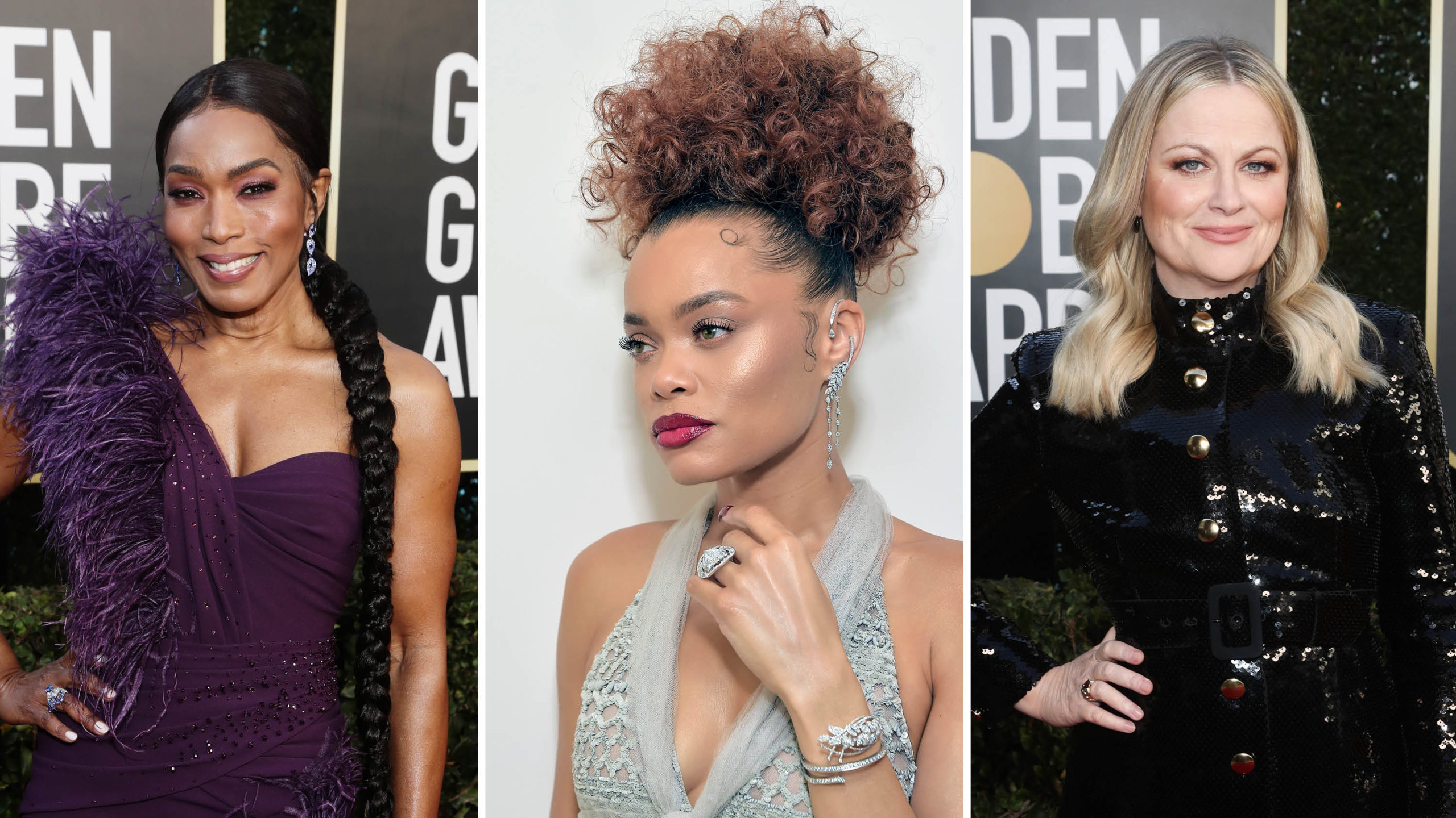 Our Favorite Hair and Makeup Looks at the 2021 Golden Globe Awards
