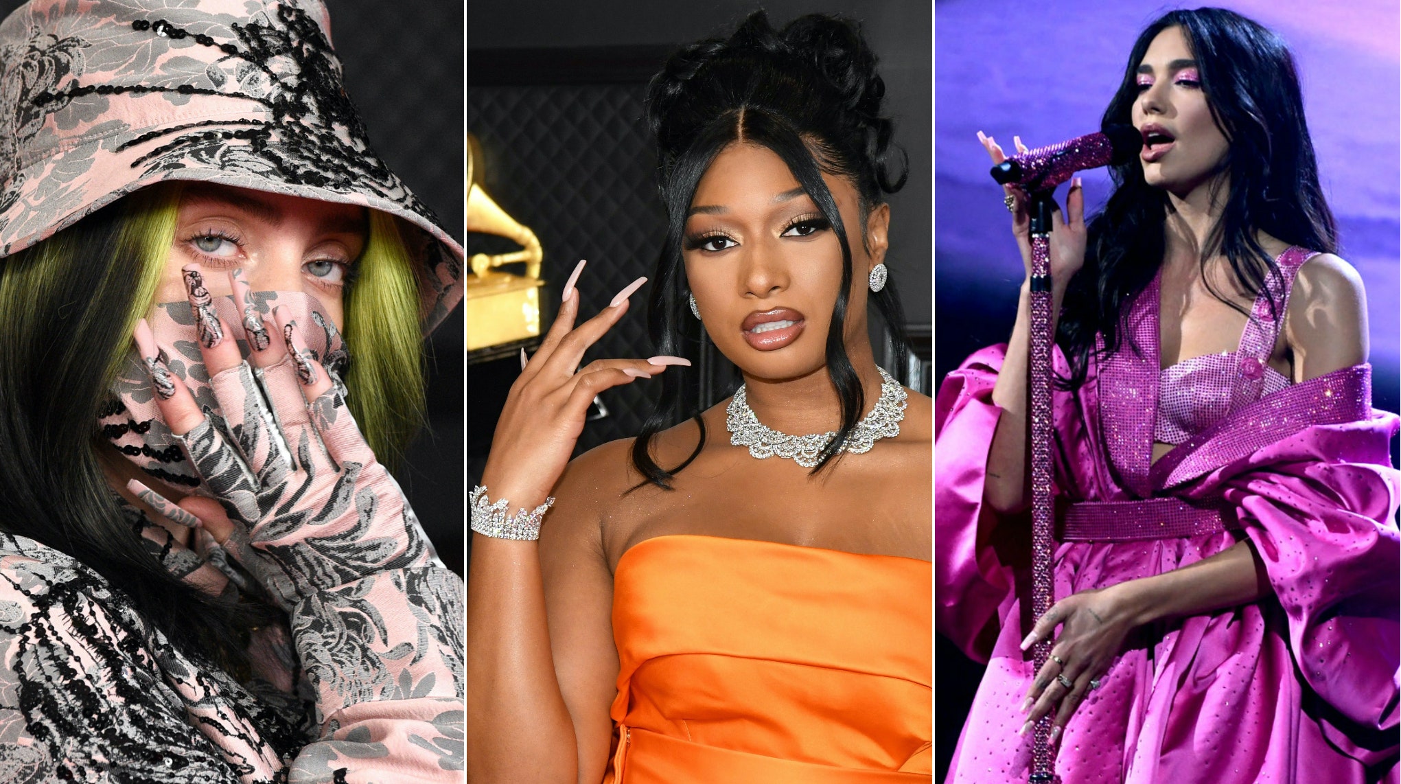 The Best Celebrity Manicures at the 2021 Grammys