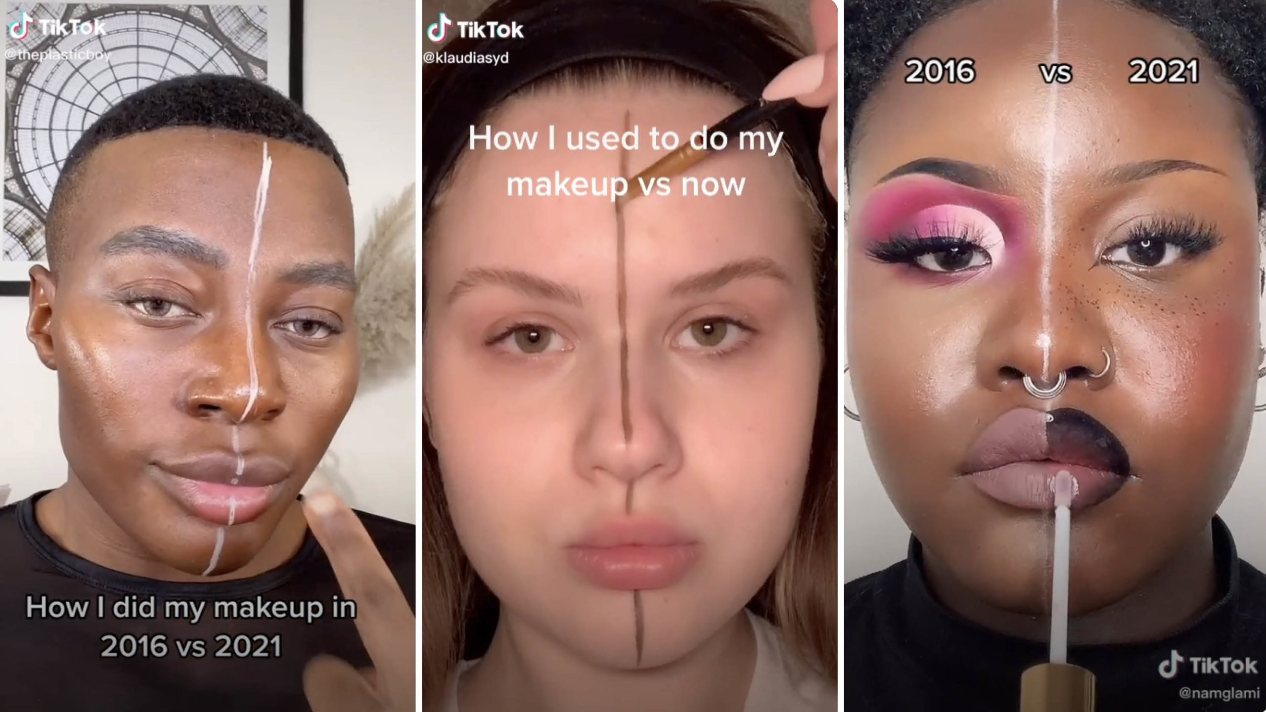 The 2016 vs. 2021 Makeup Challenge Is Taking Over TikTok