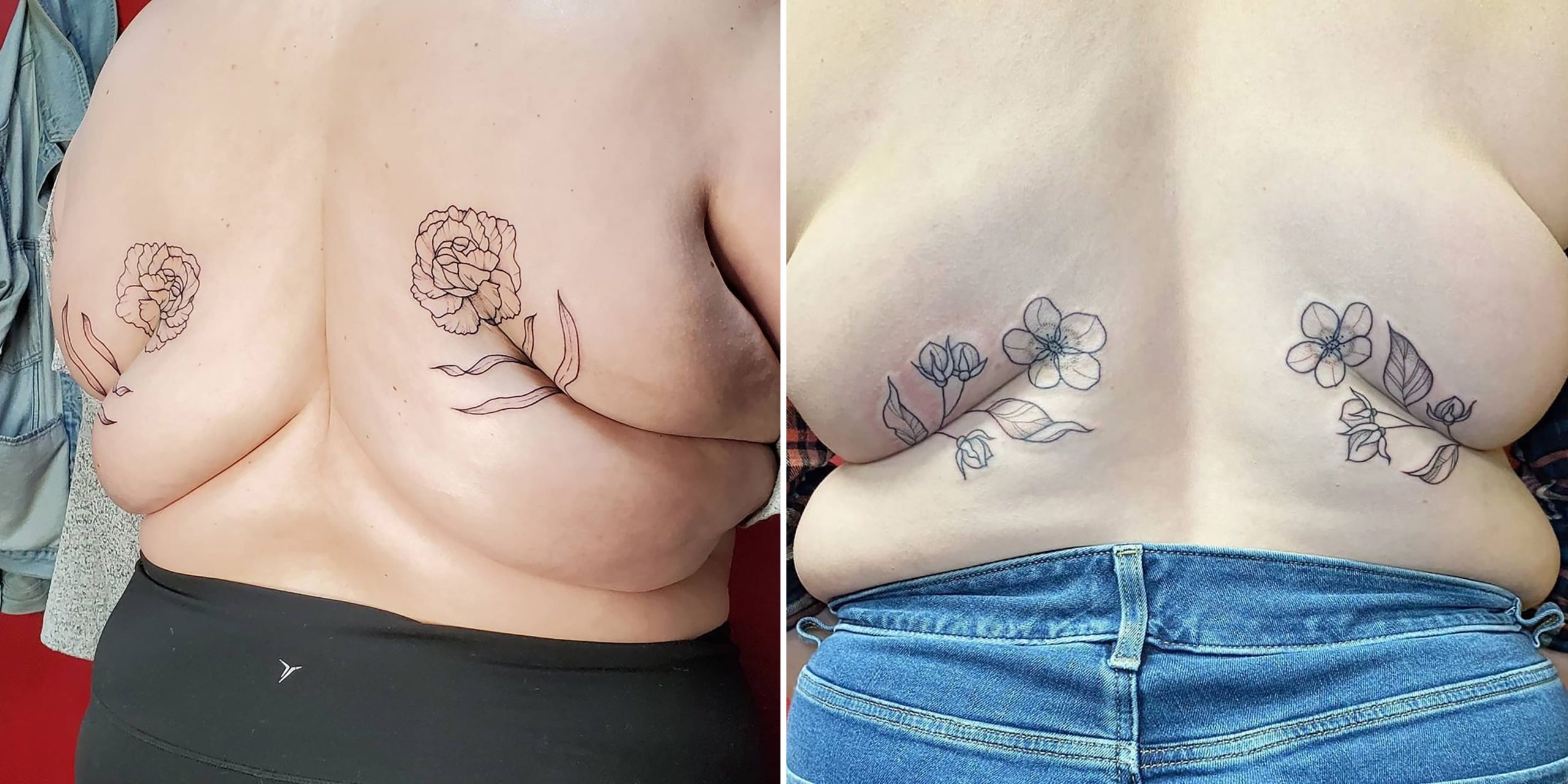 These “Roll Flower” Tattoos Celebrate Fat Bodies In Their Most Natural State