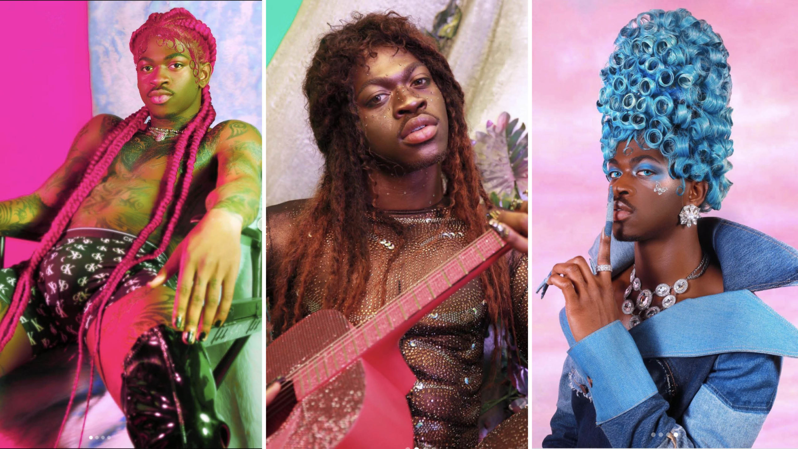 Every Jaw-Dropping Beauty Look in Lil Nas X's 