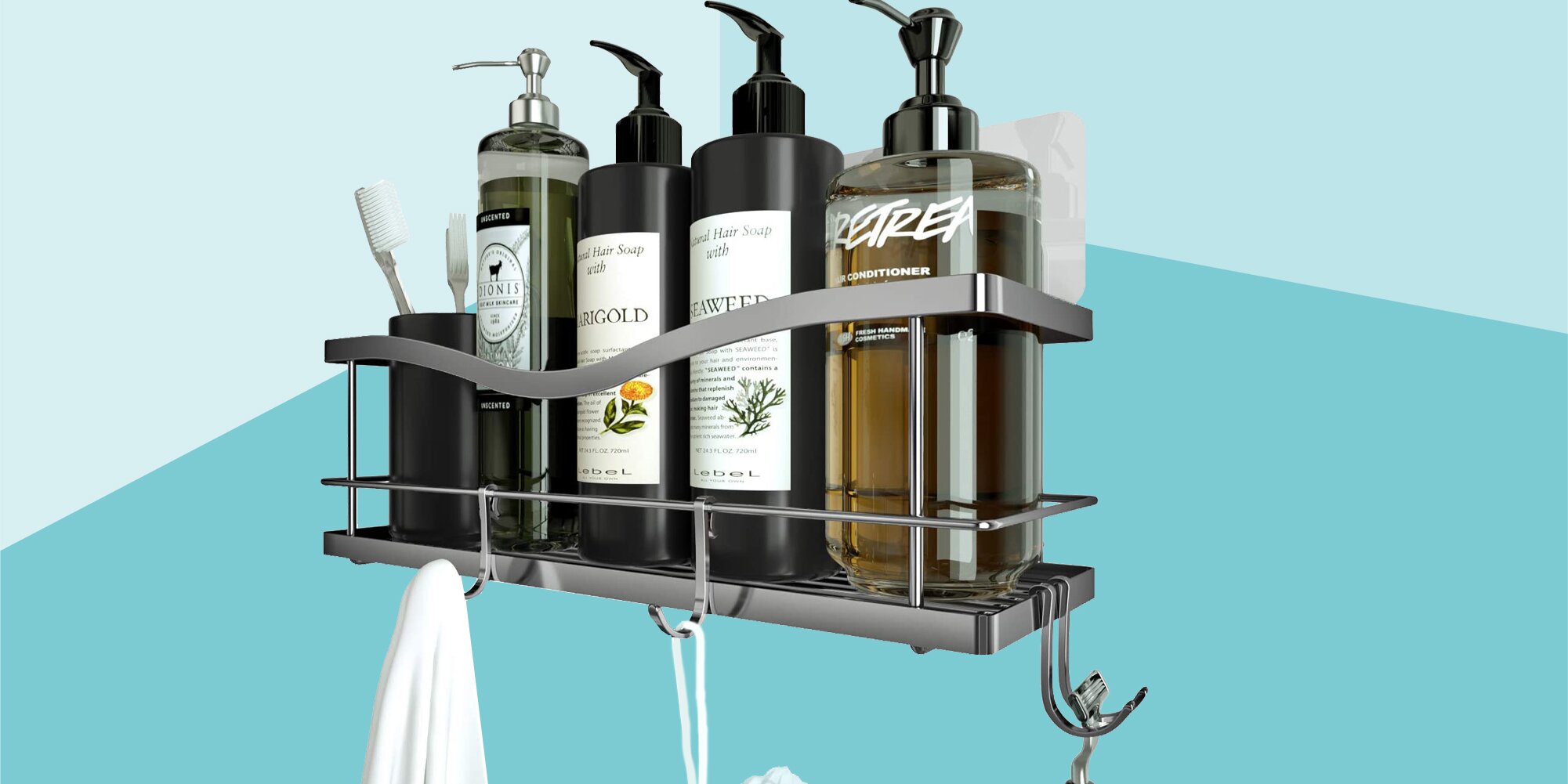 This Space-Saving Shower Shelf Is Bathroom Organization at Its Best, According to Amazon Shoppers